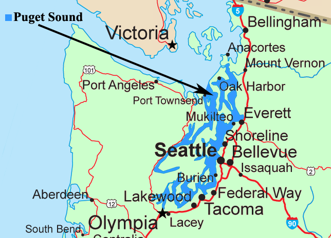 Puget Sound Map